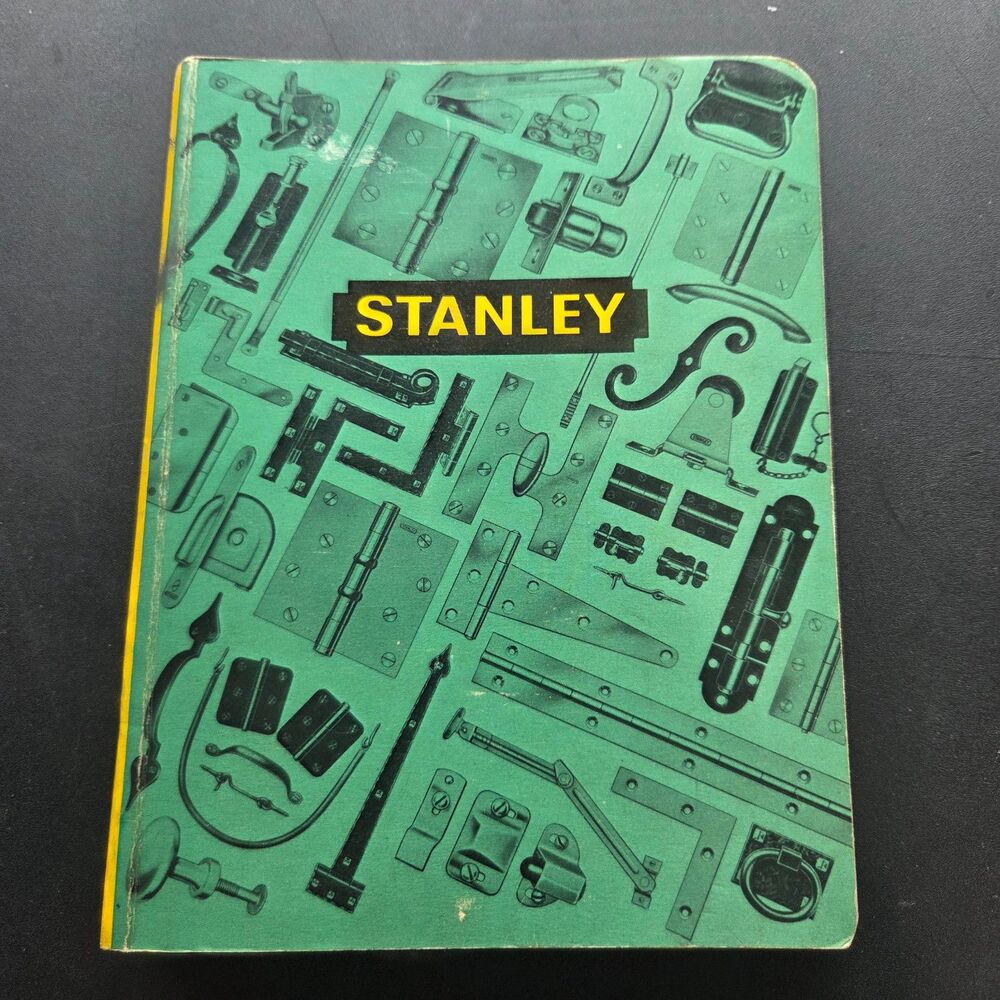 Vintage 1950s Stanley Hardware Catalog 71 Hinges Door Cabinet Reference Book